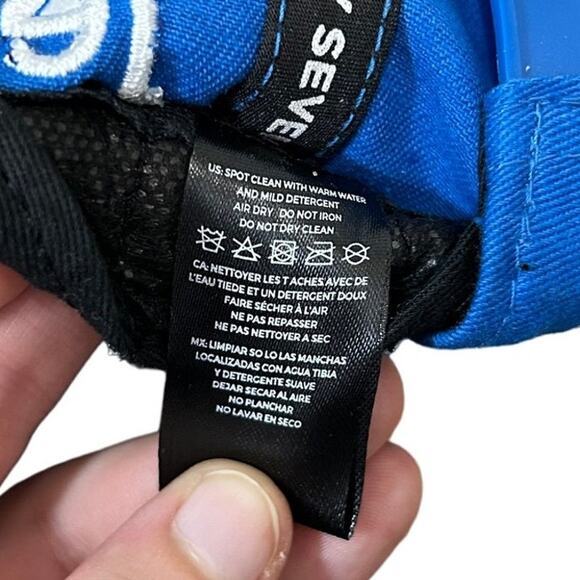 47 Brand Captain MLB Boston Red Sox JetBlue Flat Bill Cap NWT OSFA Blue Yellow - Picture 10 of 10